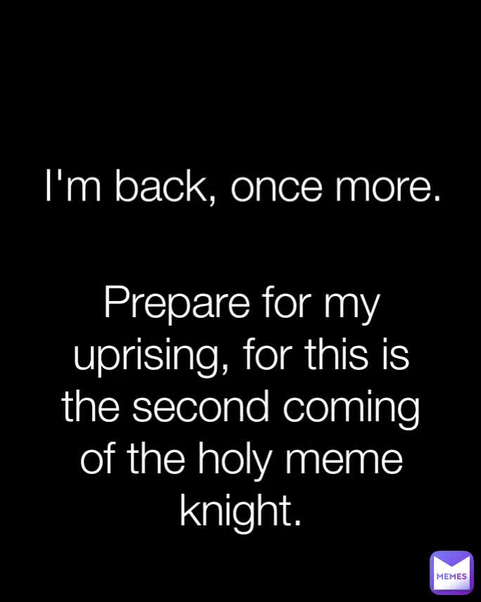 I AM BACK, BITCHES! SHIT HAS BEEN FUCKED, AND ON STANDBY FOR WAAAAAYYYYY TOO FUCKING LONG!