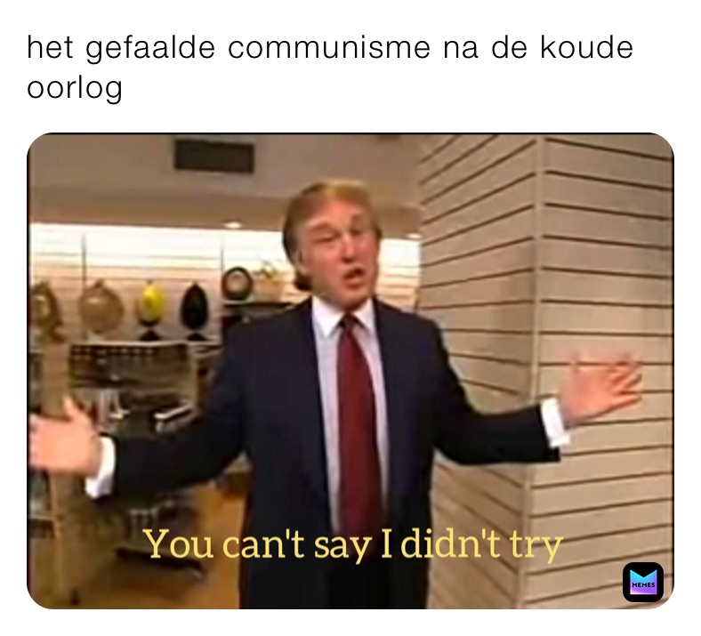 het gefaalde communisme na de koude oorlog