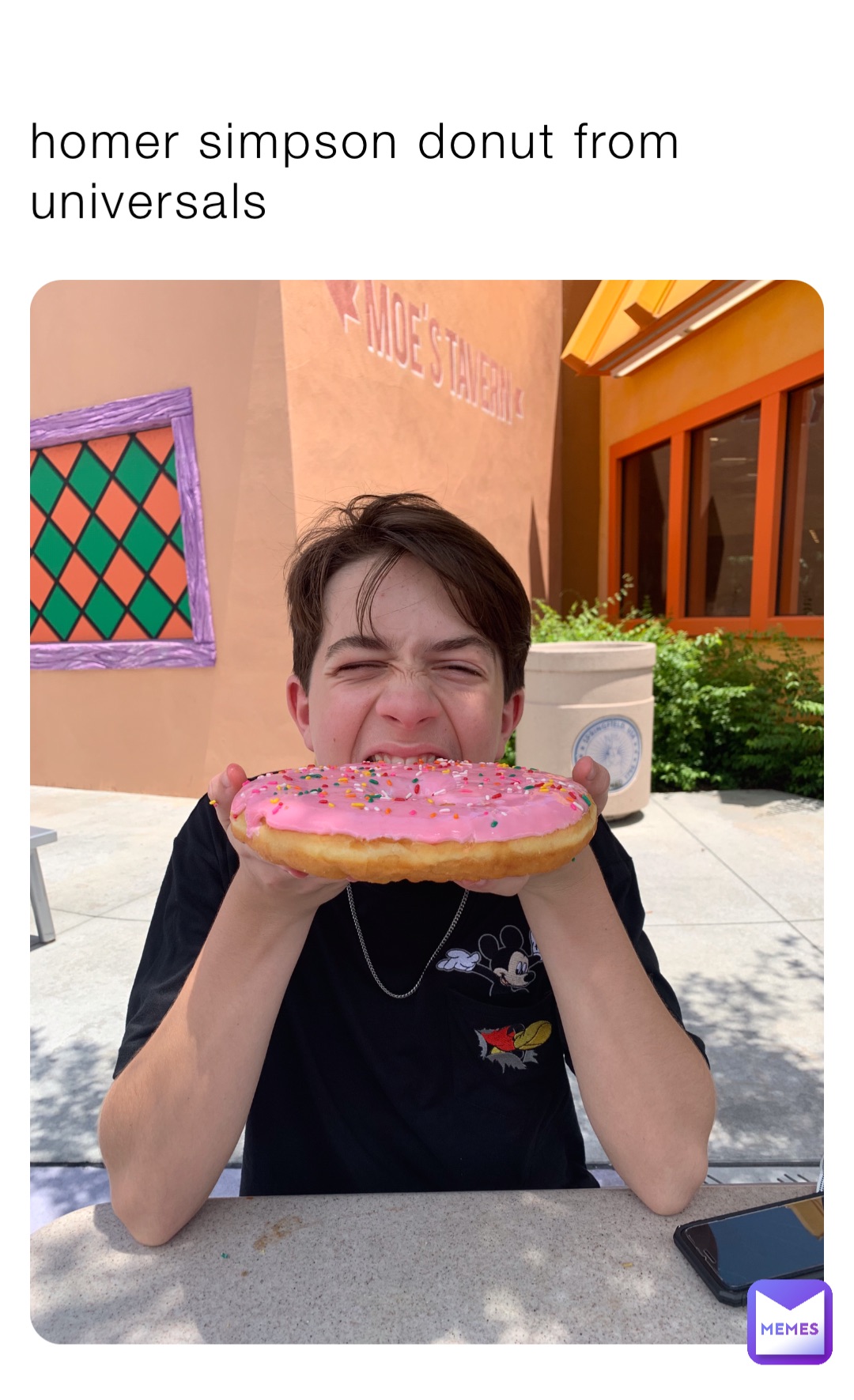 homer simpson donut from universals