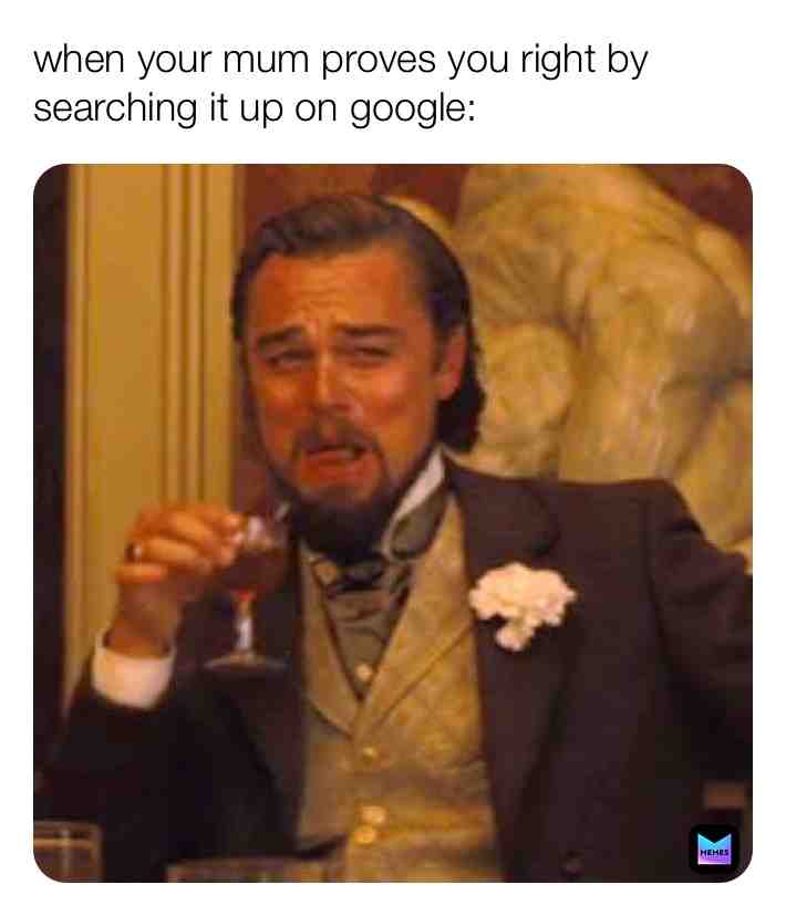 We all know that WE are right tho ​Meme  #mom  #google  #memes