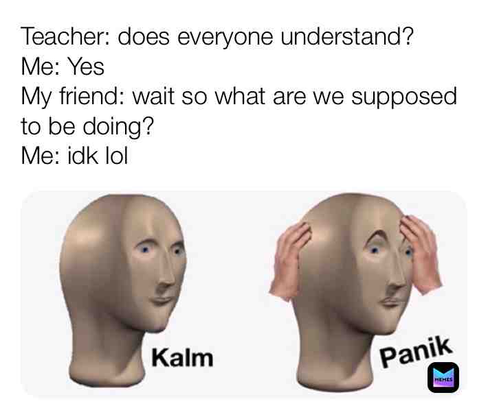 It has always happened  #panik  #calm  #teacher