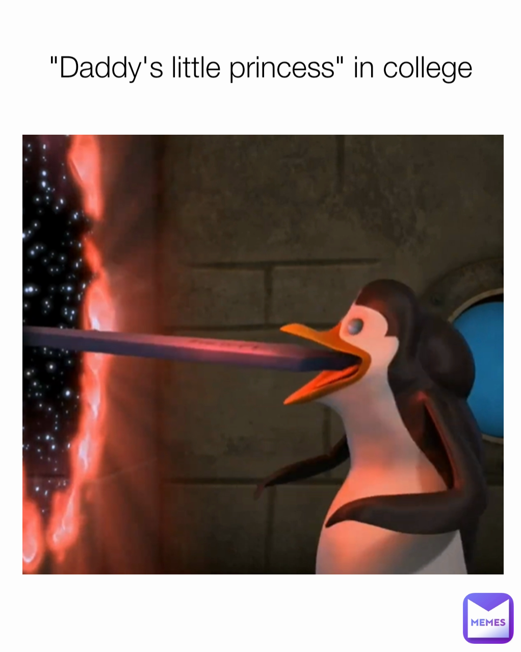 "Daddy's little princess" in college