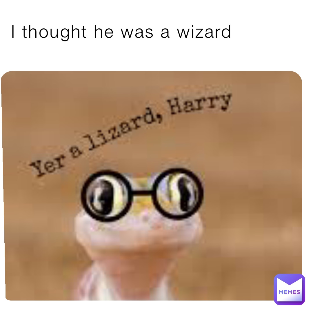 I thought he was a wizard