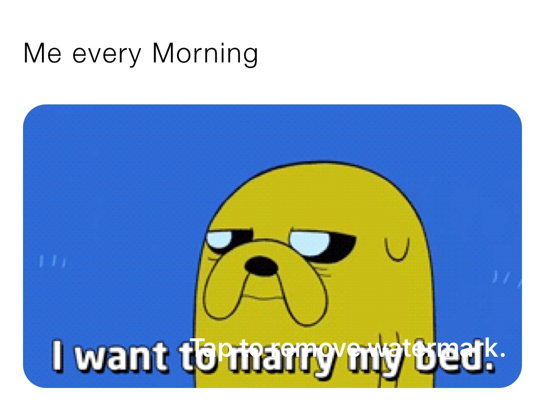 Me every Morning 