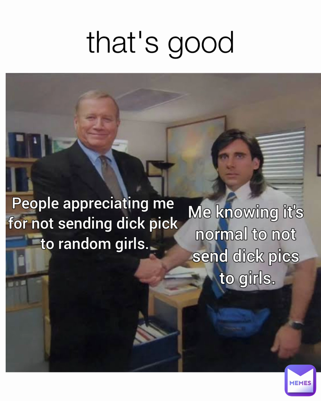 that's good