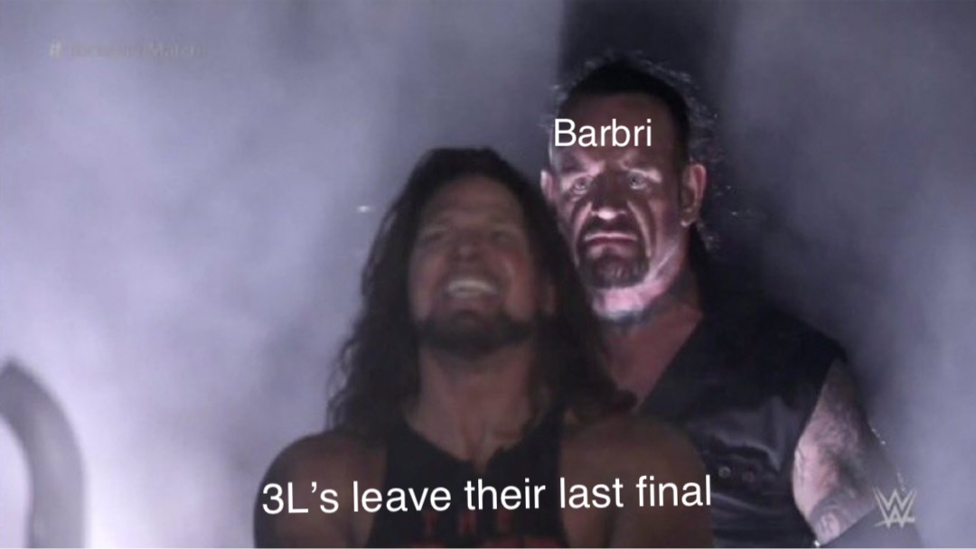 3L’s leave their last final Barbri