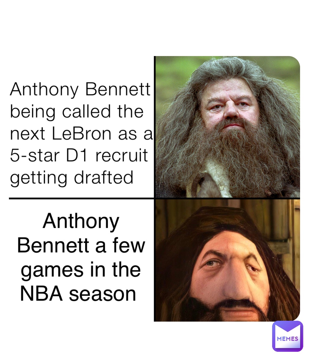 Anthony Bennett being called the next LeBron as a 5-star D1 recruit getting drafted Anthony Bennett a few games in the NBA season