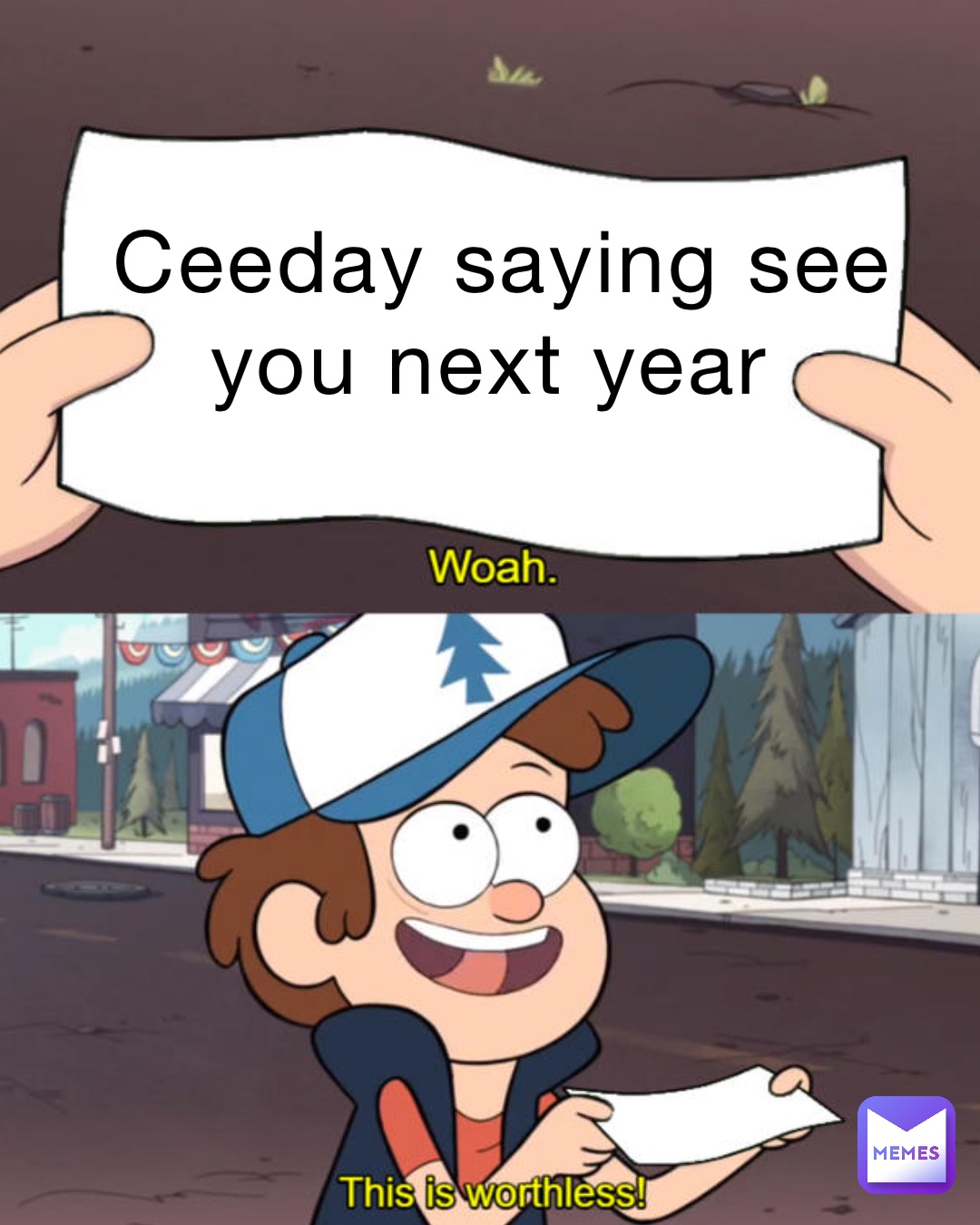 Ceeday saying see you next year