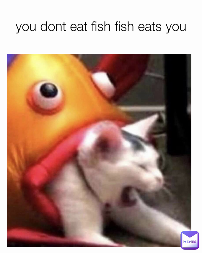 you dont eat fish fish eats you