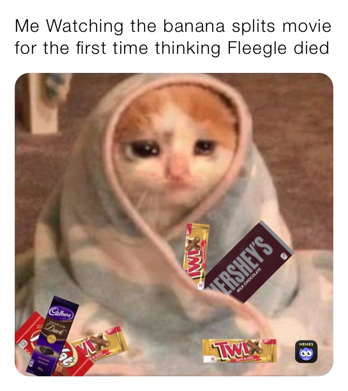 Me Watching the banana splits movie for the first time thinking Fleegle died