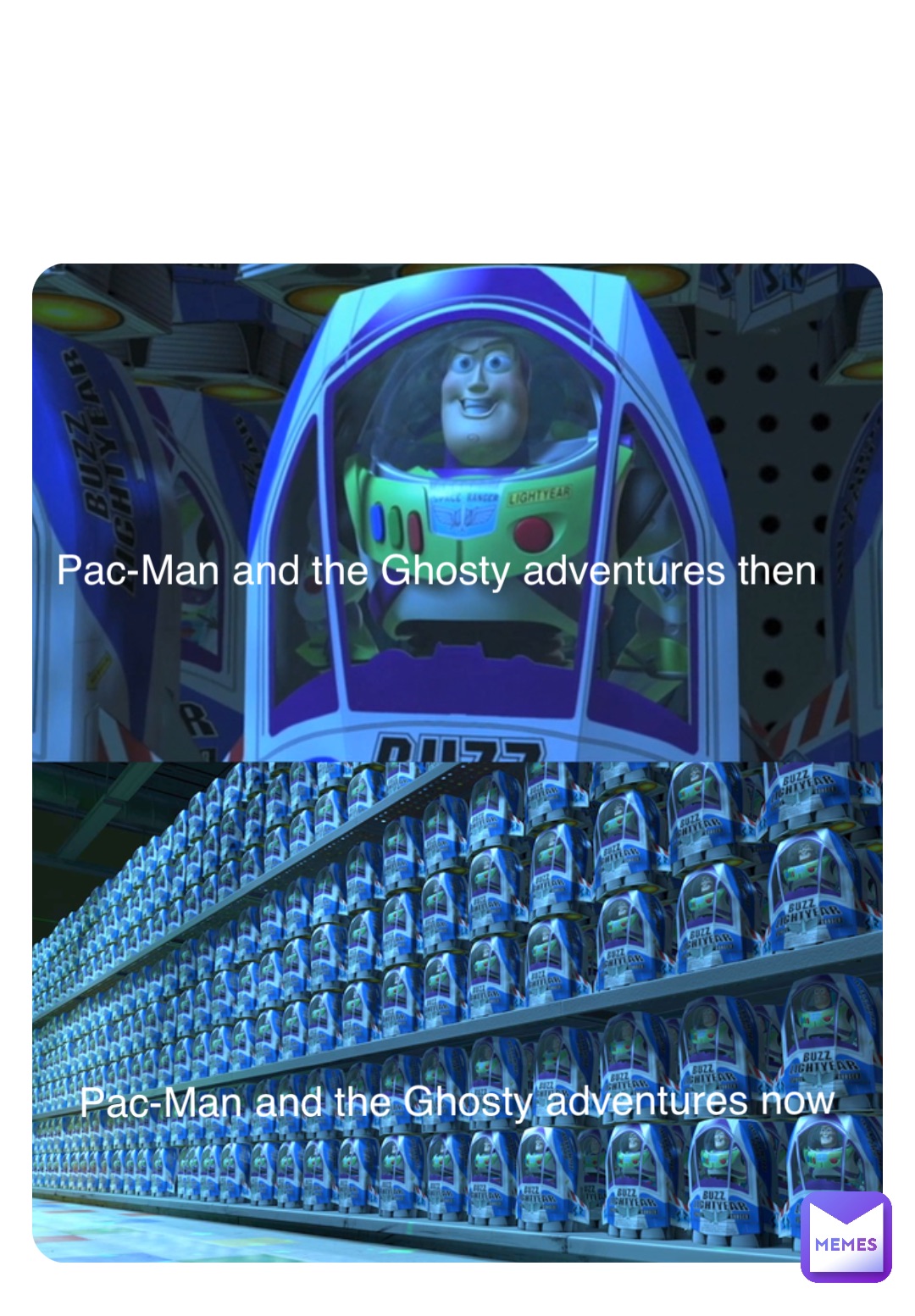 Pac-Man and the Ghosty adventures then Pac-Man and the Ghosty adventures now