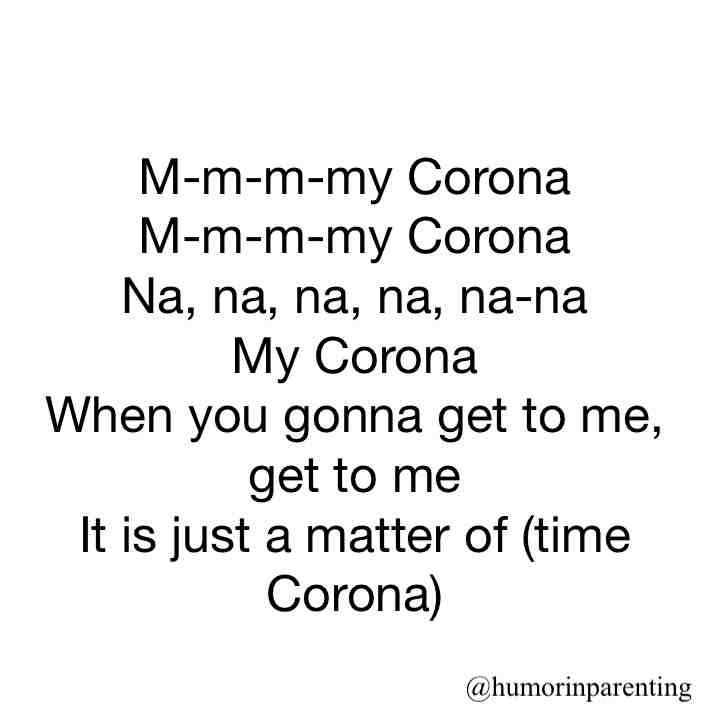 Let’s have a little sing along...