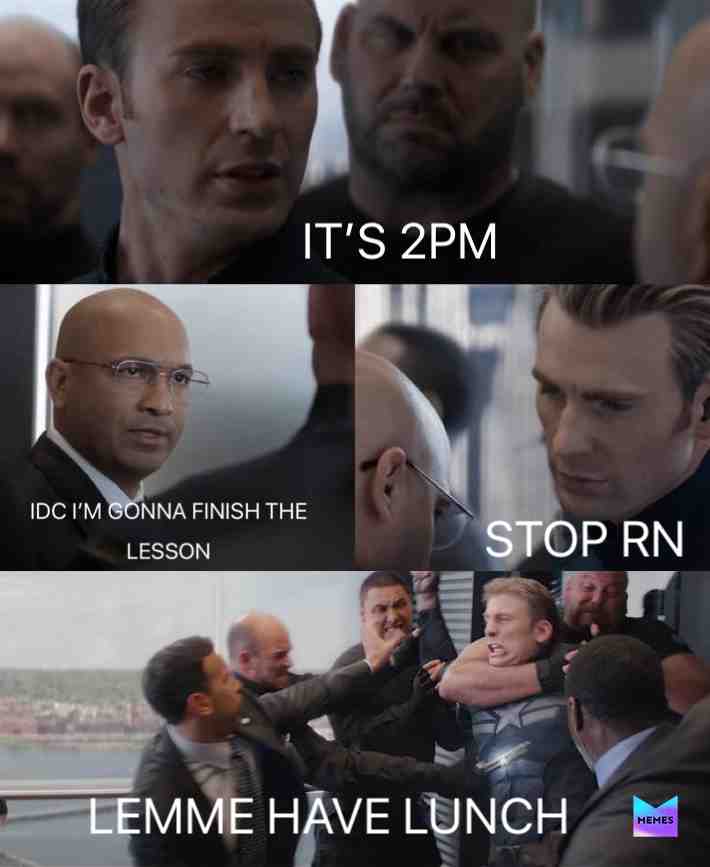 Dunno about you, but I\u2019m getting really annoyed by the fact that professors don\u2019t get that we have to eat.
How\u2019s quarantine going?
#relatablememes #laughb4worry #unilife #studentlife #quarantine #memes #memeoftheday