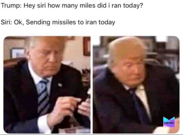 #usa #iran #wwiii #war #memes #meme #trump #president #donaldtrump #bruh #siri