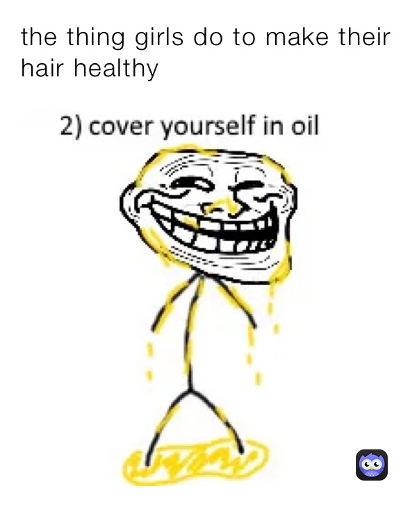 the thing girls do to make their hair healthy 