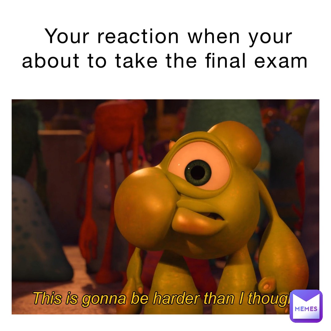 final exams memes