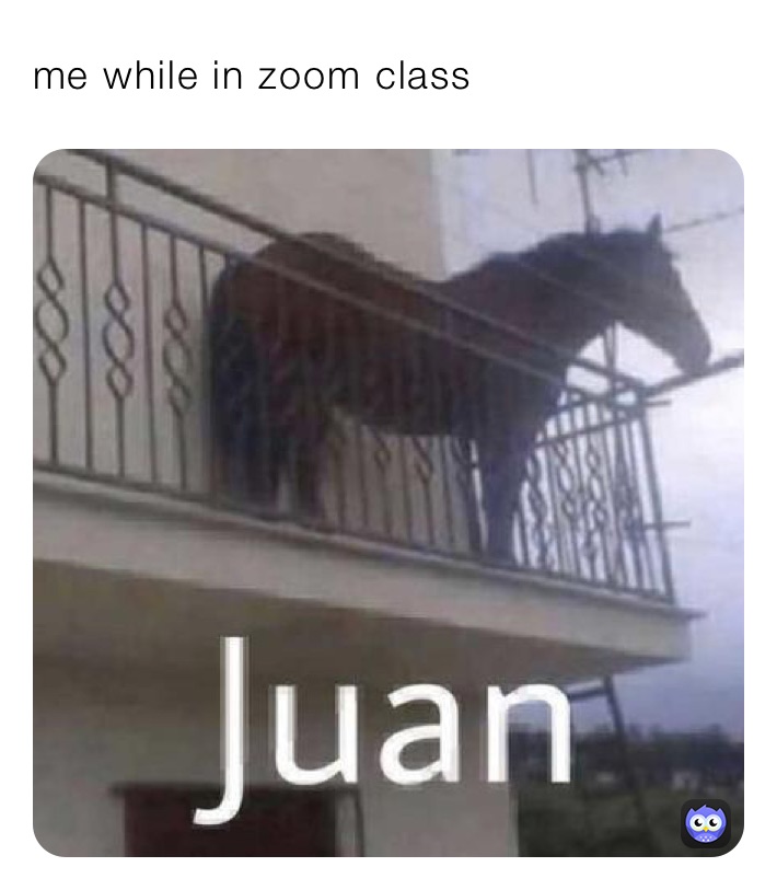 me while in zoom class