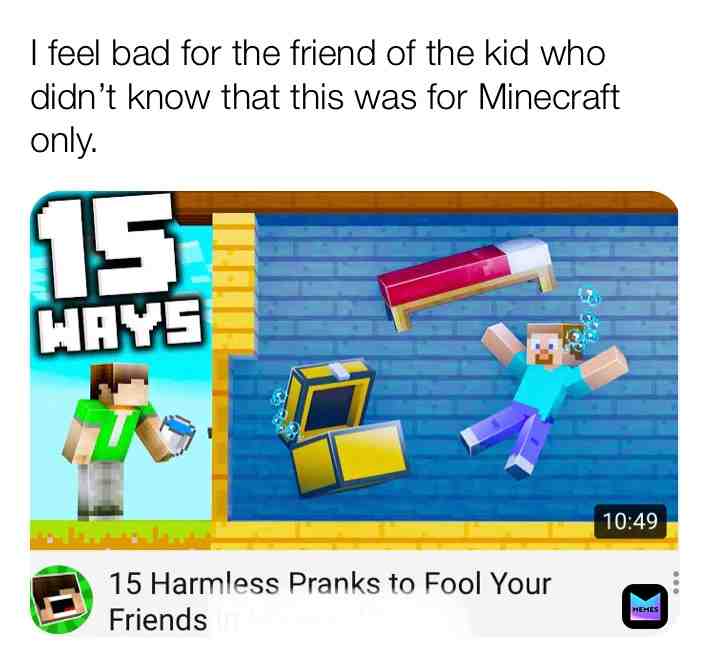 #comedy  #memes  #meme  #minecraft  #KRIsPbacON