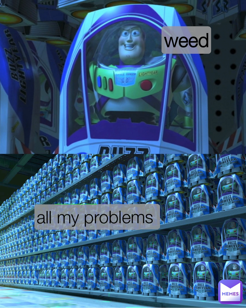 all my problems  weed