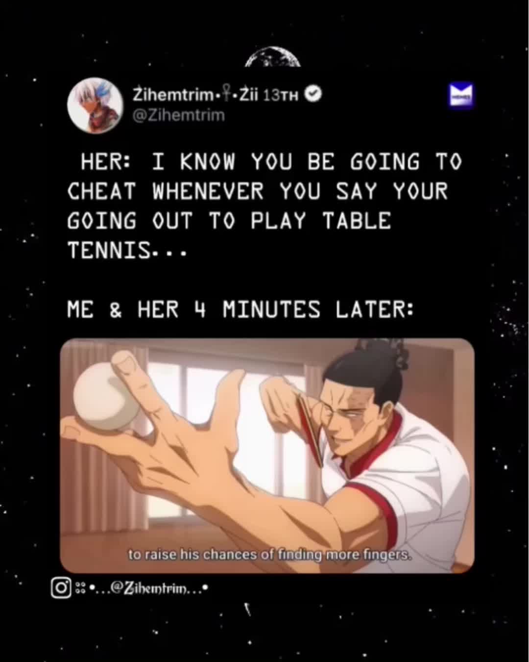 𓅓𓏺𓏺 🏓😒 𓏺𓏺𓅓 𓅓𓏺𓏺    #teamzii   #zihemtrim   #lifememes   #animememes   #anime   #memes   #fr   #on   #ẹ   #nocap 𓏺𓏺𓅓
