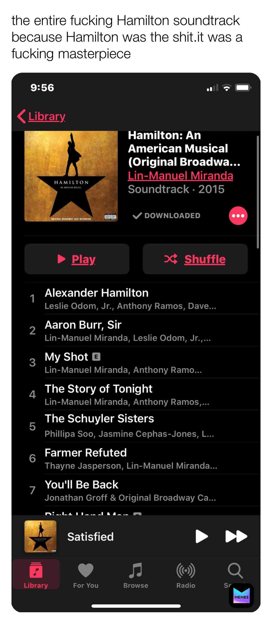 #cryingmyselftosleep #deadinside #hamilton