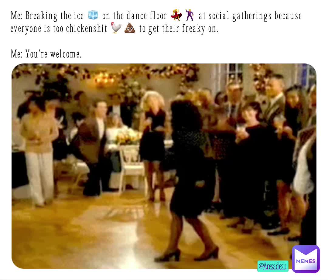 Not sure how an introvert is also somehow the 🧊 breaker at 🎊 parties. Apparently I'm just so awkward that I can't stand the awkwardness of others and thus proceed to lighten the situation. 🤦‍♀️ lol.  #fuckit  #introvert  #awkward  #funny  #icebreaker  #ironic #seinfeld   #aresadesumemes