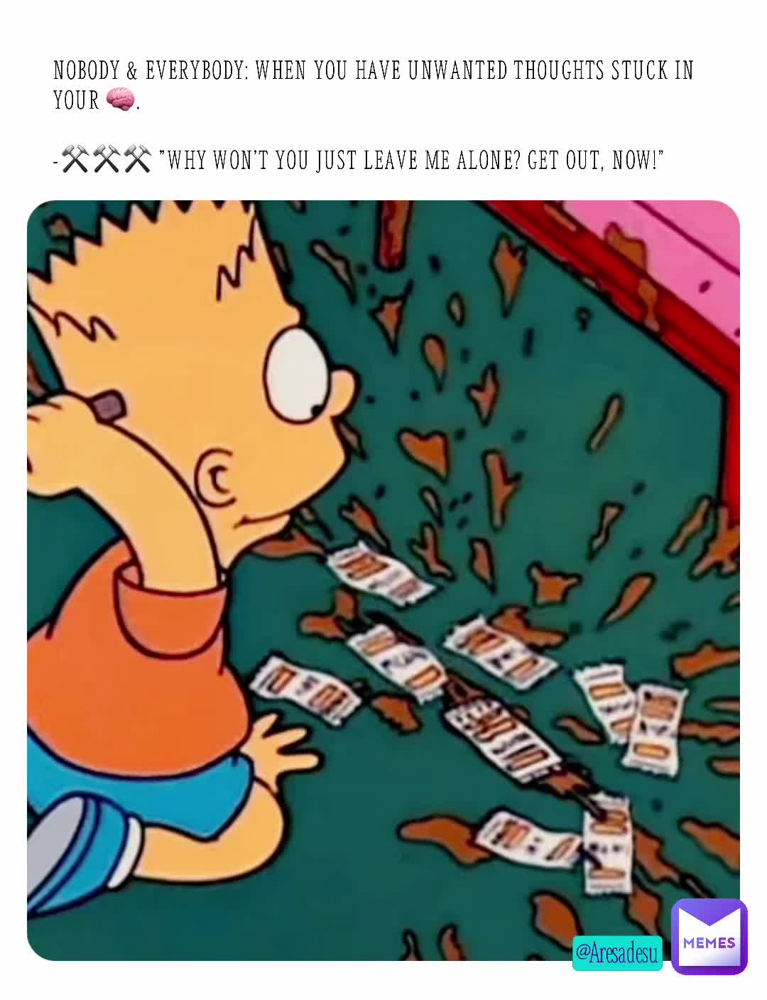 🤨When you have unwanted thoughts on repeat🔂…can’t take it anymore….arrrgggghhhhh😤🤯 #internalizing #internalstruggle #aresadesumemes #fedup #annoyed #nofuckstogive