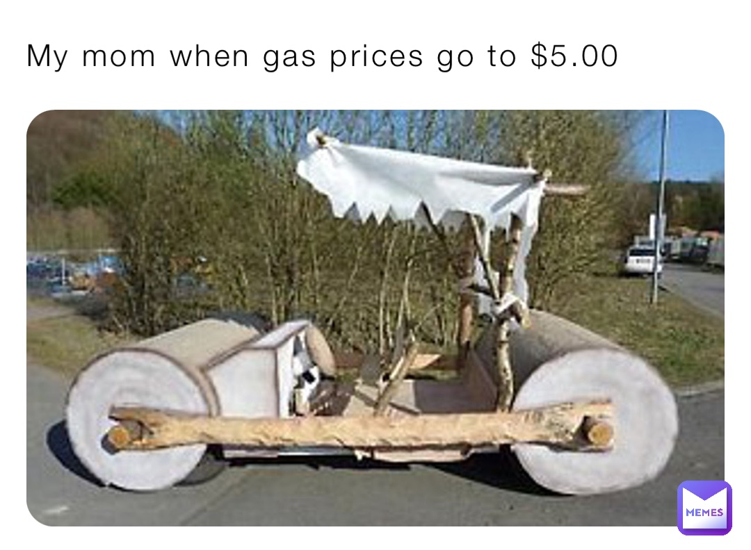 My mom when gas prices go to $5.00 | @5wq82d2qgh | Memes, image size:1080x792
