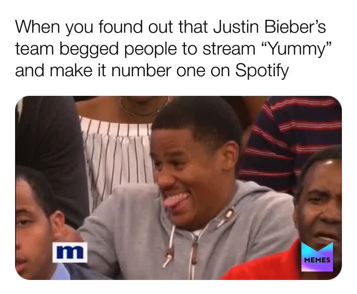 #justinbieber   #funny  #comedy  #comedygold  #spotify  #spotifymeme