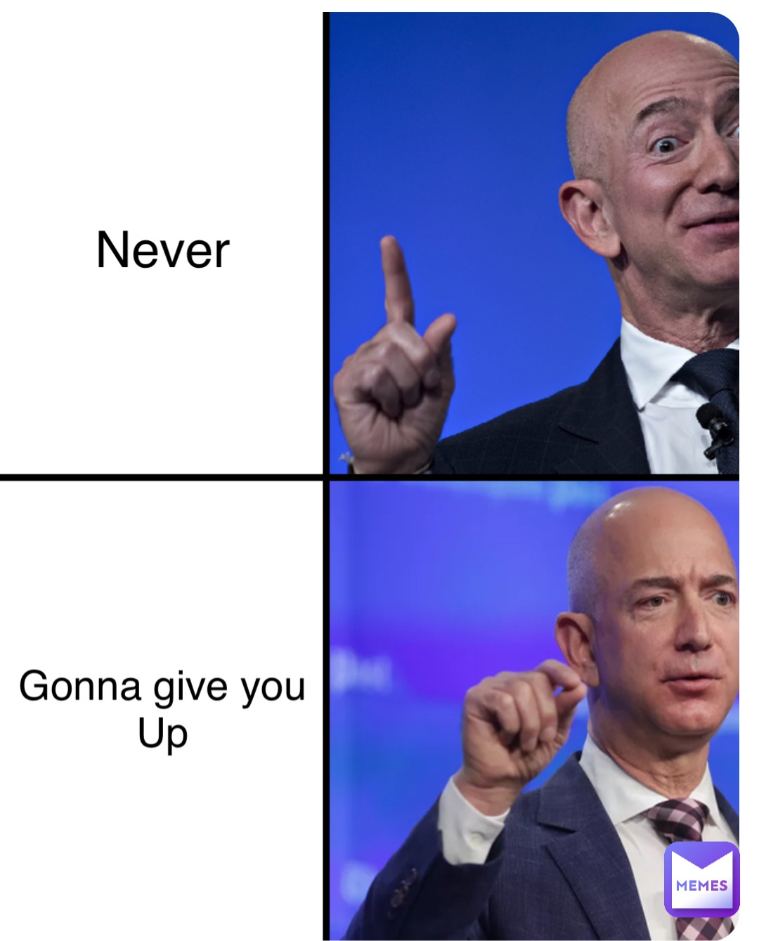 Double tap to edit Never Gonna give you
Up