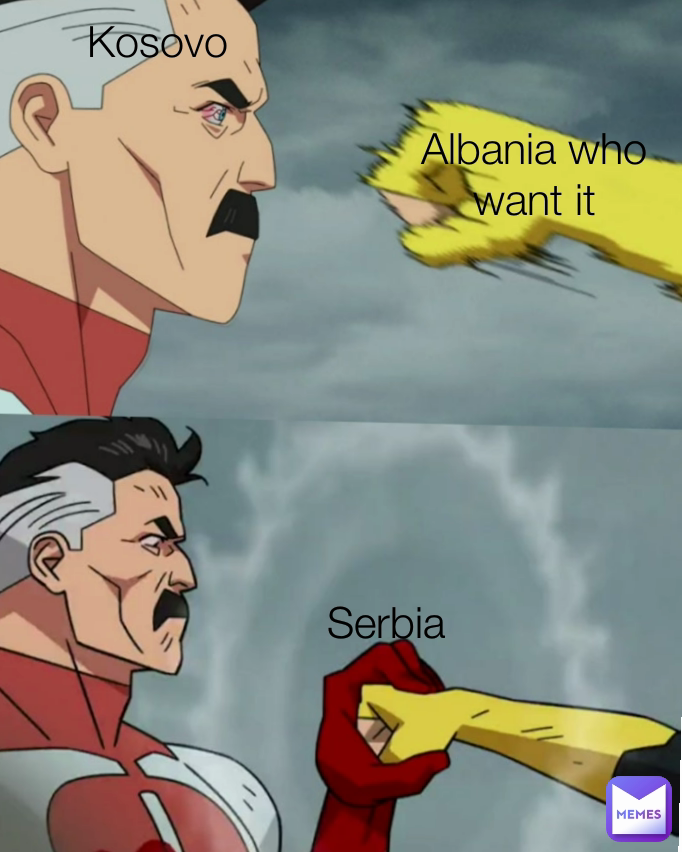 Albania who want it Kosovo Serbia
