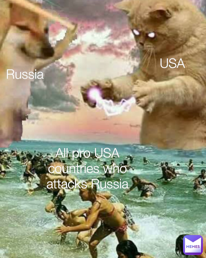 Russia USA All pro USA countries who attacks Russia