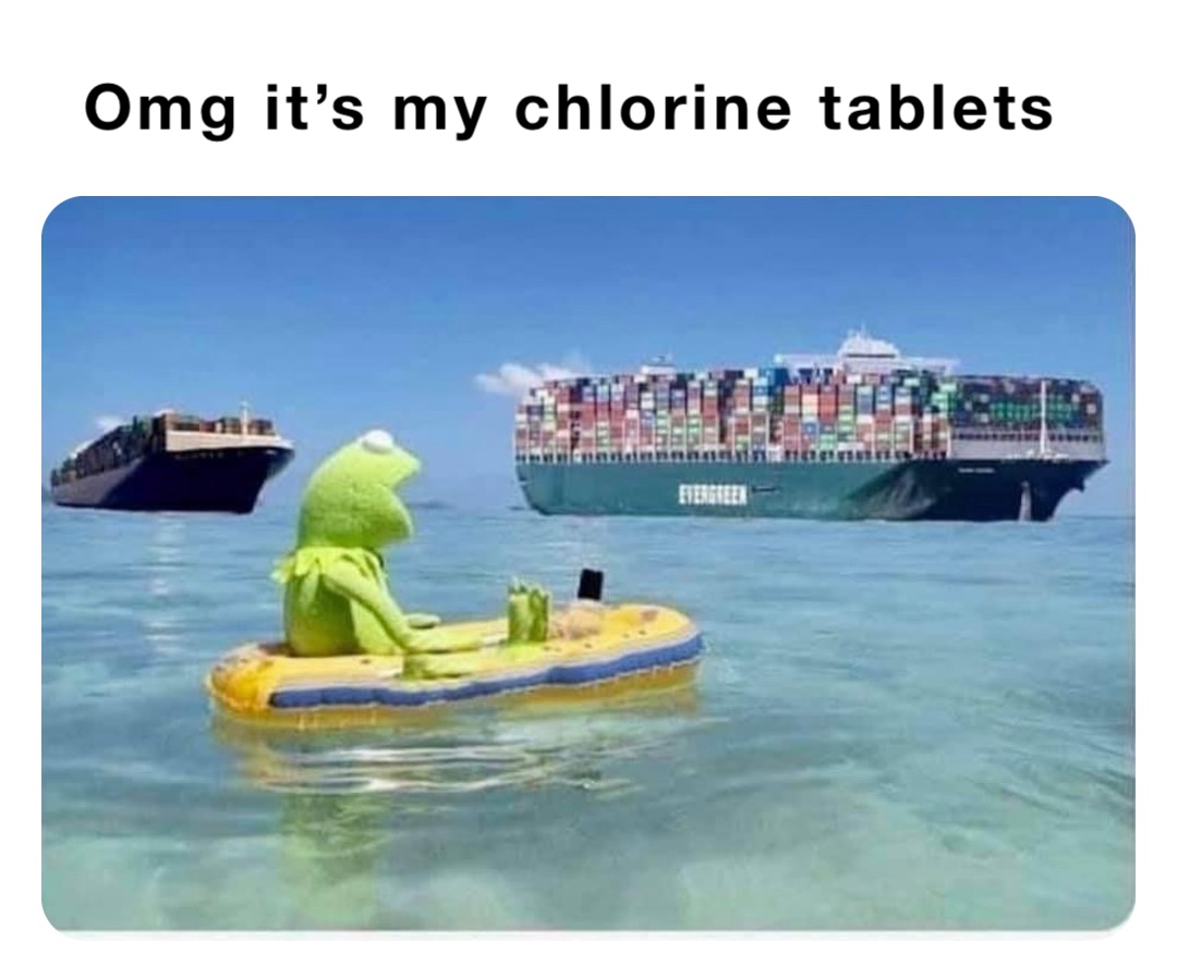 Omg it’s my chlorine tablets