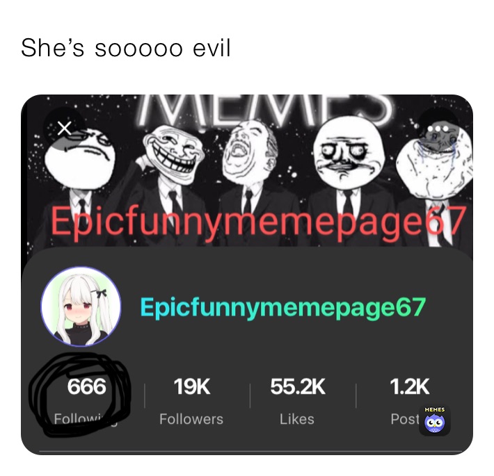 She’s sooooo evil