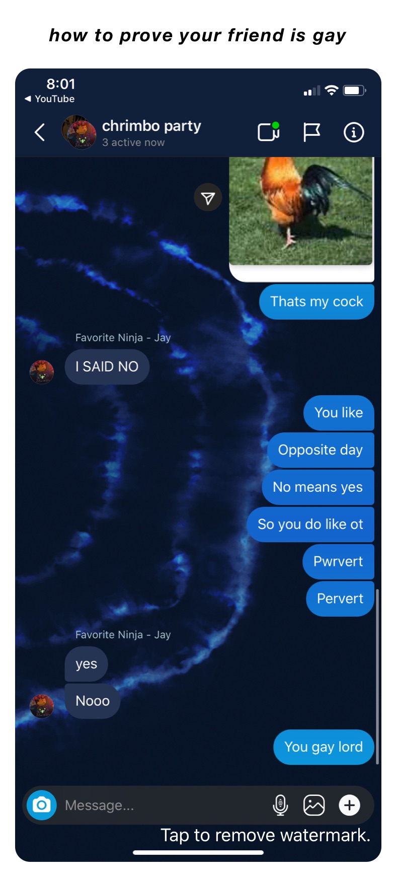 how to prove your friend is gay