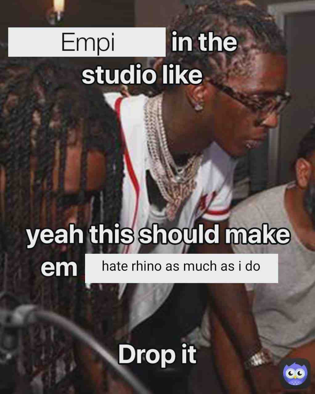 Meme shared by @chadd2badd
