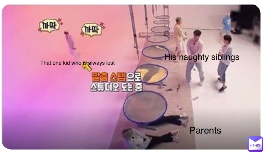 Double tap to edit Parents That one kid who is always lost His naughty siblings