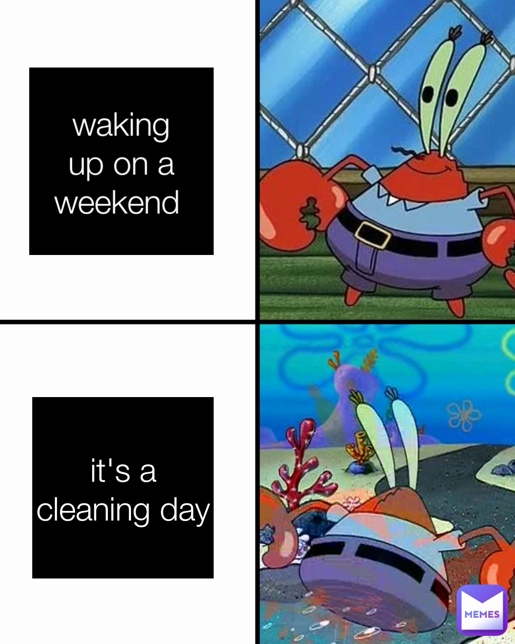 it's a cleaning day waking up on a weekend 