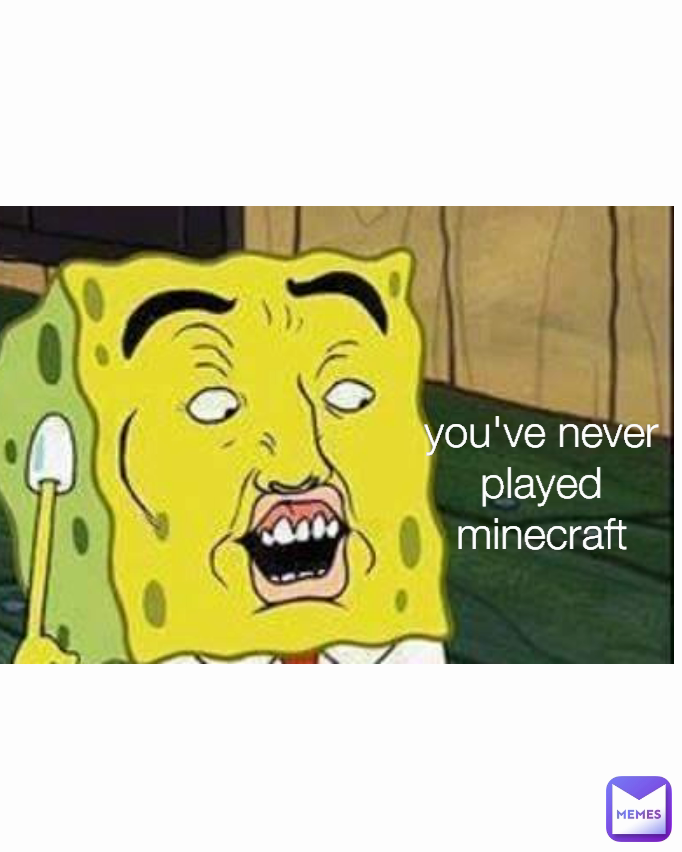 you've never played minecraft