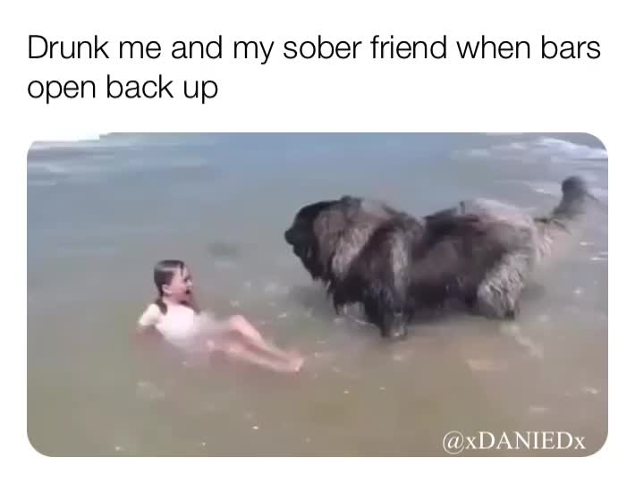 My sober friend and I when bars open after quarantine   #quarantine  #washyourhands  #bar  #bars  #drunk