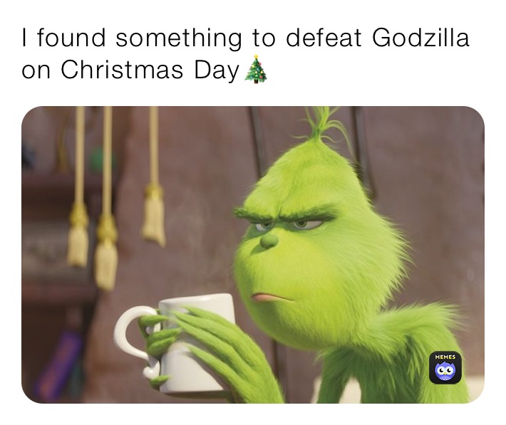 I found something to defeat Godzilla on Christmas Day🎄