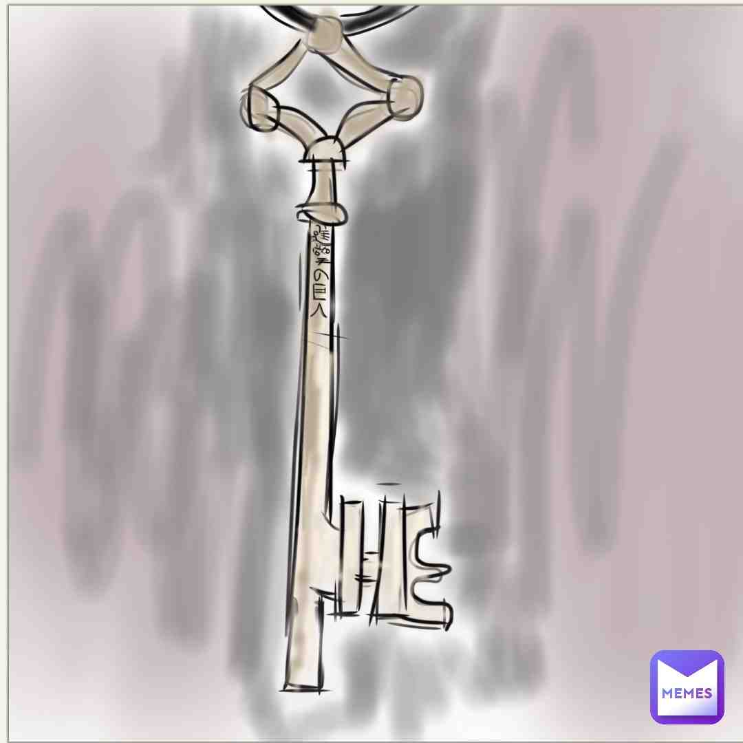It\u2019s fan art i Made
It\u2019s Erens key from attack on titan