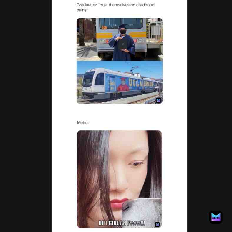 When a transit agency hates old trains for a graduation picture. #graduation #whatthefuck