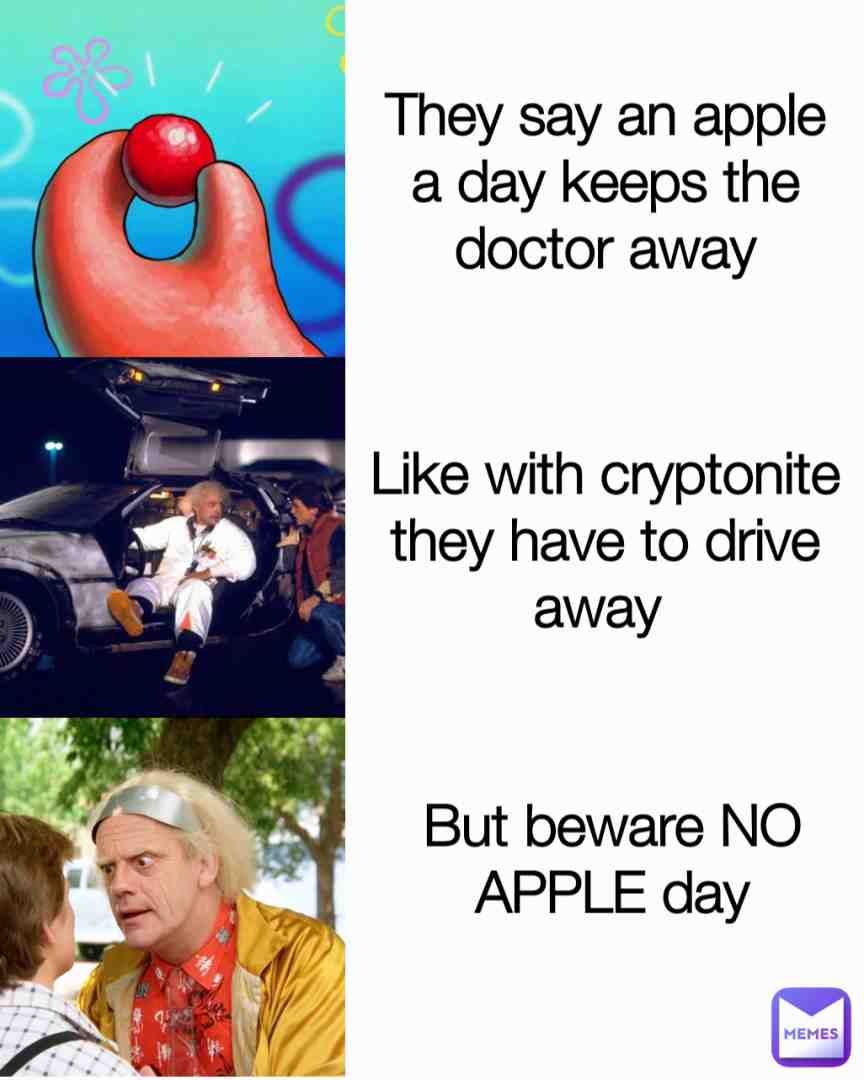 Apple a day, doctor behind your tray