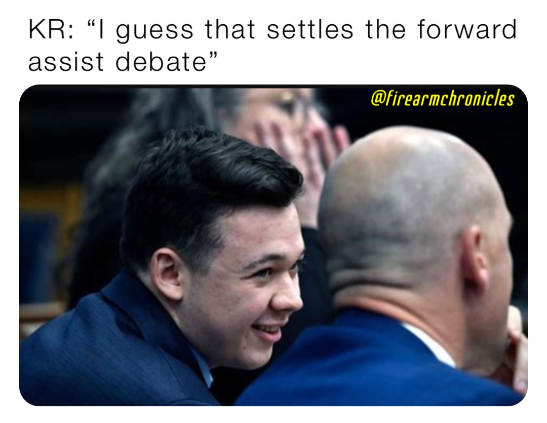 KR: “I guess that settles the forward assist debate”