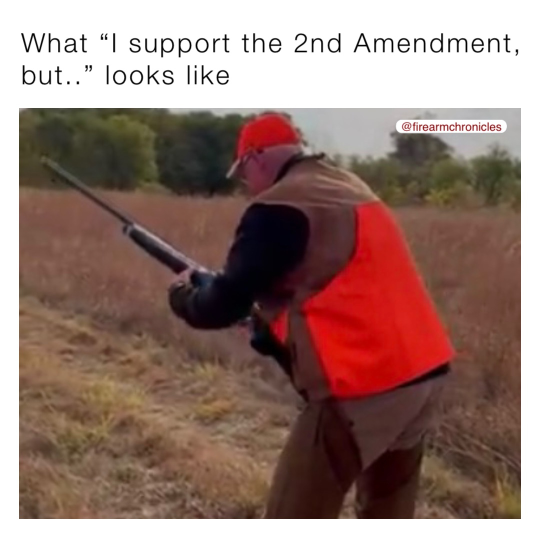 What “I support the 2nd Amendment, but..” looks like