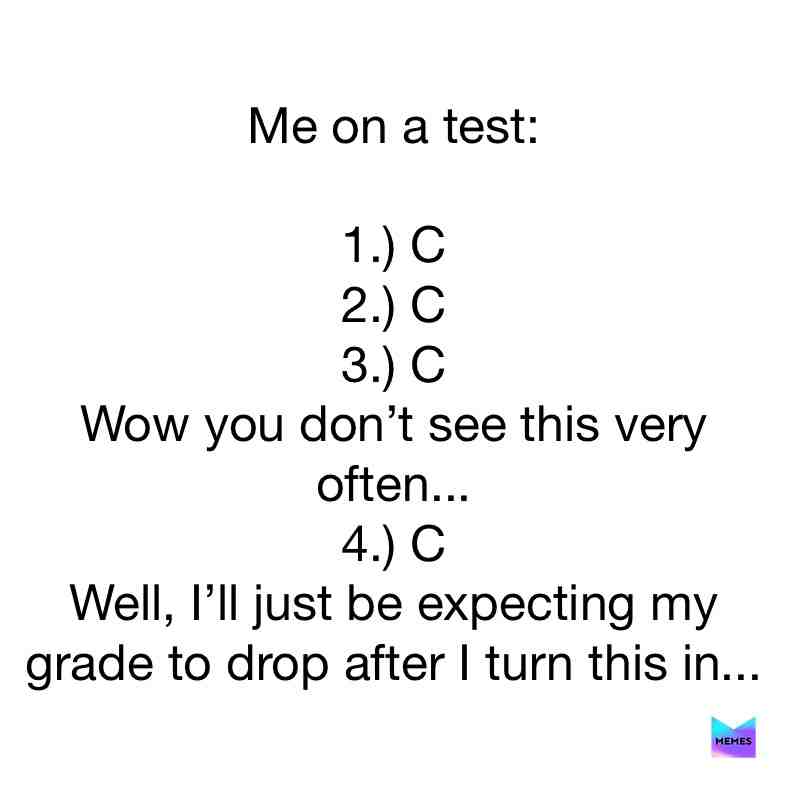 It be like that...