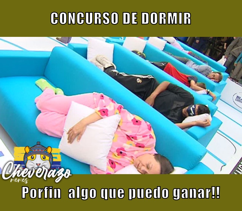 CONCURSO DE DORMIR Porfin  algo que puedo ganar!!