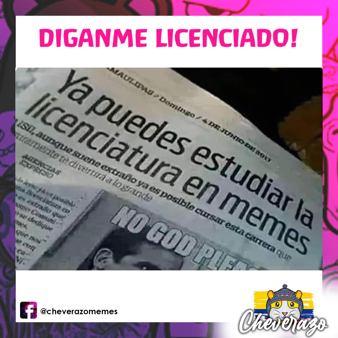 DIGANME LICENCIADO!