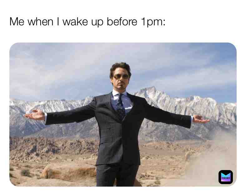 The truth😂 #tonystark #sleeplatestayhappy #meme